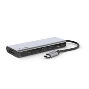 Belkin AVC009btSGY USB 3.2 Gen 1 (3.1 Gen 1) Type-C Plata 0745883819836 | P/N: AVC009BTSGY | Ref. Artículo: 1395773