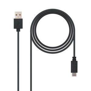 CABLE USB NANO CABLE USB2.0 A/M - USB TIPO C/M 1.0M NEGRO 3A 8433281007710 P/N: 10.01.2101 | Ref. Artículo: 10.01.2101