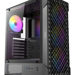 CAJA ANTEC VX-320 ATX 4 VENTILADORES ARGB NEGRA 0761345102346 0-761345-10234-6