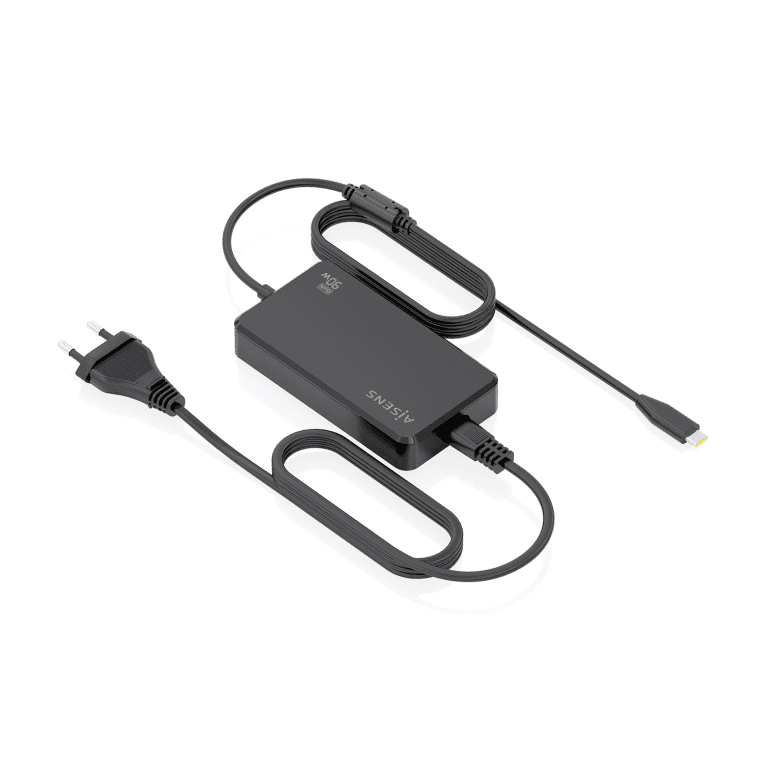 CARGADOR AISENS SOBREMESA GAN 90W PD3.0 1XUSB-C 1.8M NEGRO 8435739903865 ASCH-1PD90D069-BK