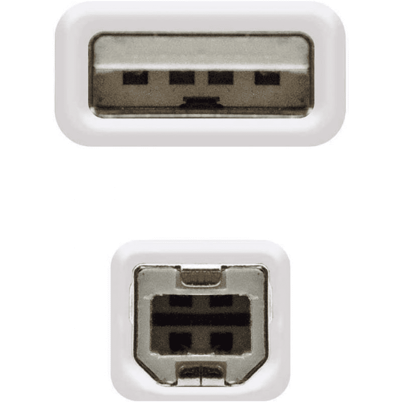 Cable Alargador USB 2.0 Nanocable 10.01.0204/ USB Macho - USB Hembra/ 3m/ Beige - Imagen 3