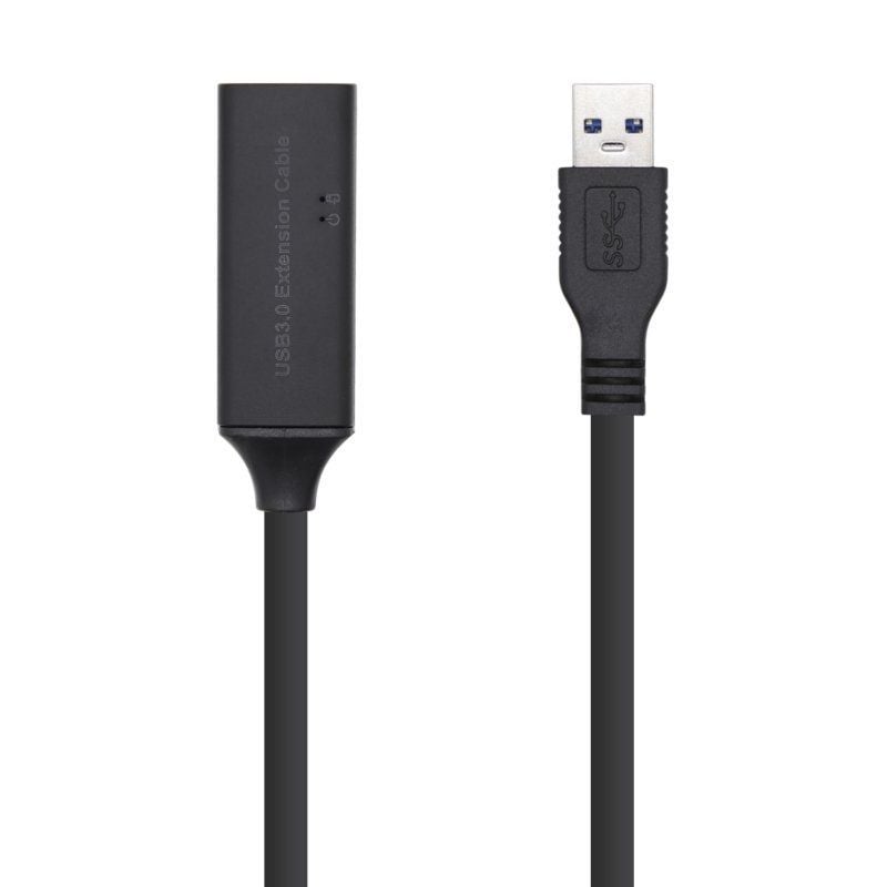 Cable Alargador USB 3.0 con Amplificador Aisens A105-0407/ USB Macho – USB Hembra/ Hasta 9W/ 625Mbps/ 5m/ Negro 8436574704280 A105-0407 AIS-CAB A105-0407 Cable Alargador USB 3.0 con Amplificador Aisens A105-0407/ USB Macho - USB Hembra/ Hasta 9W/ 625Mbps/ 5m/ Negro 8436574704280 A105-0407 AIS-CAB A105-0407