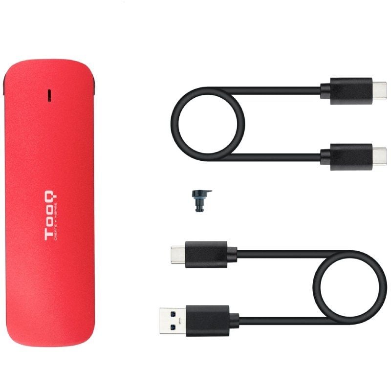 Caja Externa para Disco SSD M.2 NVMe TooQ TQE-2201R/ USB 3.1 Gen2/ Sin tornillos - Imagen 2