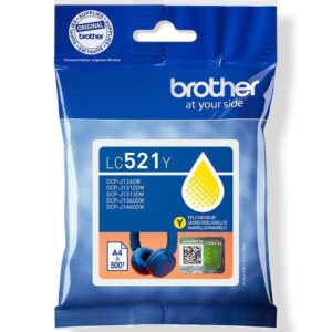 Cartucho de Tinta Original Brother LC521Y/ Amarillo 4977766839266 LC521Y BRO-C LC521Y