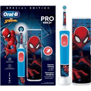 Cepillo Dental Oral-B Pro Kids 3 Spiderman Especial Edition/ Incluye 1 Recambio y estuche de viaje 8006540773390  ORAB-PAE CEP PKD3 SPI SP ED