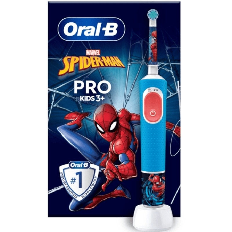 Cepillo Dental Oral-B Pro Kids 3 Spiderman/ Incluye 1 Recambio 8006540773659 ORAB-PAE CEP PKD3 SPI 1R