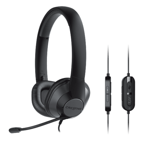 Creative Labs HS-720 V2 Auriculares Alámbrico Diadema Oficina/Centro de llamadas Negro - Imagen 3