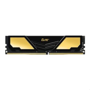 DDR4 TEAMGROUP ELITE HEATSINK 16GB 3200 NEGRO / DORADO 0765441648371 TPD416G3200HC2201