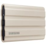 Disco Externo SSD Samsung Portable T7 Shield 1TB/ USB 3.2/ Beige 8806092968455 MU-PE1T0K/EU SAM-SSD T7 SHIELD 1TB BG