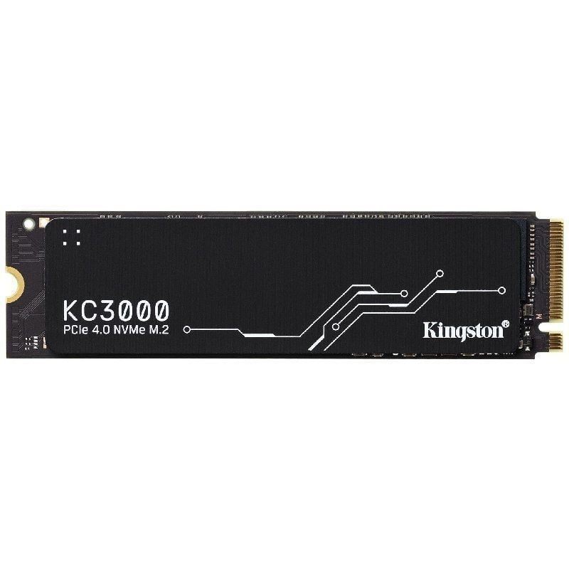 Disco SSD Kingston KC3000 1TB/ M.2 2280 PCIe Gen4/ con Disipador de Calor/ Full Capacity 740617324433 SKC3000S/1024G KIN-SSD SKC3000 1TB DS
