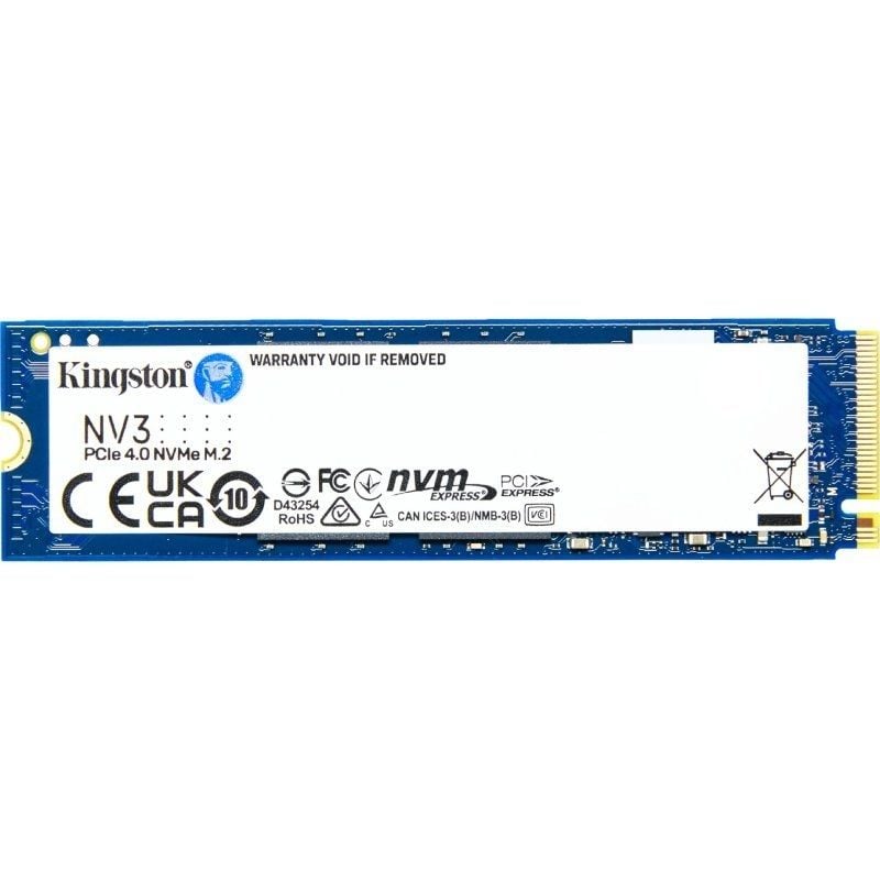 Disco SSD Kingston NV3 4TB/ M.2 2280 PCIe Gen4/ Full Capacity 740617346602 SNV3S/4000G KIN-SSD M2 NV3 4TB