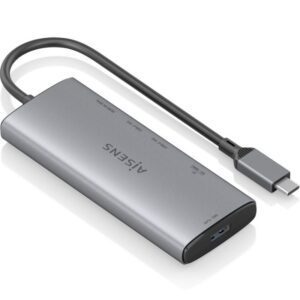 Docking USB Tipo-C Aisens ASUC-6P029-GR/ 1xHDMI 4K/ 1xUSB/ 2xUSB Tipo-C/ 1xLector de Tarjetas/ Gris 8435739903575 ASUC-6P029-GR AIS-HUB ASUC-6P029-GR