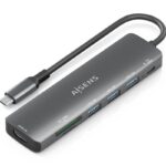 Docking USB Tipo-C Aisens ASUC-7P025-GR/ 1xHDMI 4K/ 3xUSB/ 1xUSB Tipo-C PD/ 1xLector Tarjetas/ Gris 8435739903148 ASUC-7P025-GR AIS-HUB ASUC-7P025-GR