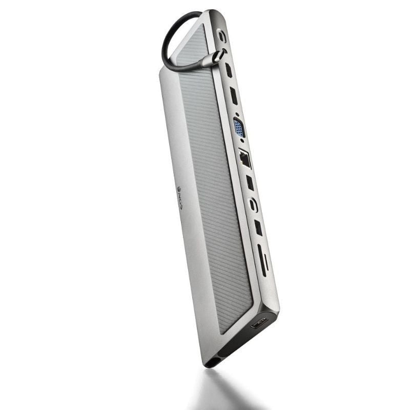 Docking USB Tipo-C NGS WonderDock 12 Pro/ 3xUSB/ 2xHDMI 4K/ 1xVGA/ 1xRJ45/ 1xLector de Tarjetas/ 1xJack 3.5/ 1xUSB Tipo-C PD/ Gris 8435430624519 WONDERDOCK12PRO NGS-HUB WONDERDOCK12PRO