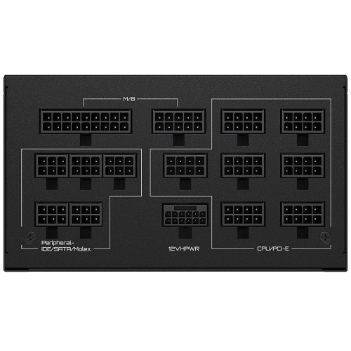 GIGABYTE UD1300GM PG5 unidad de fuente de alimentación 1300 W 20+4 pin ATX ATX Negro - Imagen 6