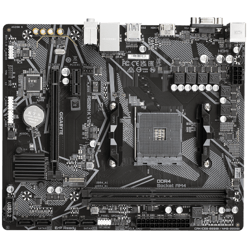 Gigabyte A520M K V2 placa base AMD A520 Zócalo AM4 micro ATX - Imagen 2