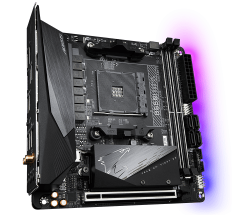 Gigabyte B550I AORUS PRO AX Zócalo AM4 mini ITX AMD B550 - Imagen 3