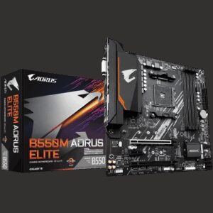 Gigabyte B550M AORUS ELITE Zócalo AM4 Micro ATX AMD B550 4719331809546 | P/N: GAB55MAEL-00-G | Ref. Artículo: 1335452