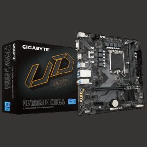 Gigabyte B760M H DDR4 (rev. 1.0) Intel B760 Express LGA 1700 micro ATX 4719331854645 | P/N: 9MB76MH4-00-10 | Ref. Artículo: 1371500