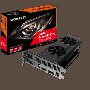 Gigabyte Radeon RX 6400 D6 LOW AMD 4 GB GDDR6 4719331310530 | P/N: GV-R64D6-4GL G10 | Ref. Artículo: 1357538