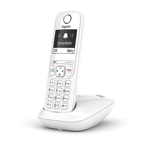 Gigaset AS690 Teléfono DECT/analógico Identificador de llamadas Blanco - Imagen 4