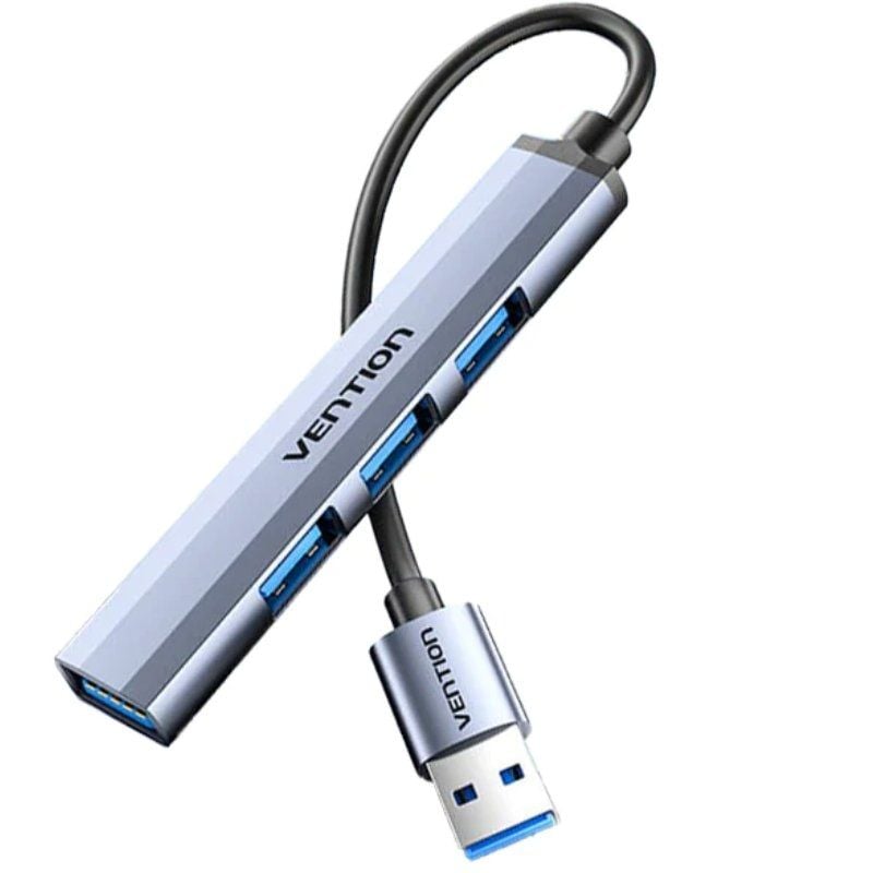 Hub USB 3.0 Vention CKOHB/ 4xUSB/ Gris - Imagen 2
