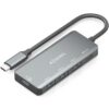 Hub USB Tipo-C Aisens A109-0945/ 3xUSB/ 1xUSB Tipo-C/ 1xUSB Tipo-C PD/ Gris 8435739903346 A109-0945 AIS-HUB A109-0945