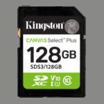 Kingston Technology 128 GB SDXC Canvas Select Plus Gen3 150 MB/s C10 UHS-I U1 V10 0740617348286 | P/N: SDS3/128GB | Ref. Artículo: 1400995