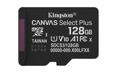 Kingston Technology 128GB microSDXC Canvas Select Plus Gen3 150MB/s A1 (Incluye adaptador de SD) - Imagen 3