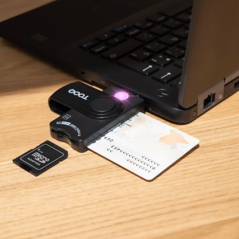 SD y MicroSD TooQ TQR-3012B/ USB 2.0/ Negro 8433281016309 TQR-3012B TOO-DNI TQR-3012B