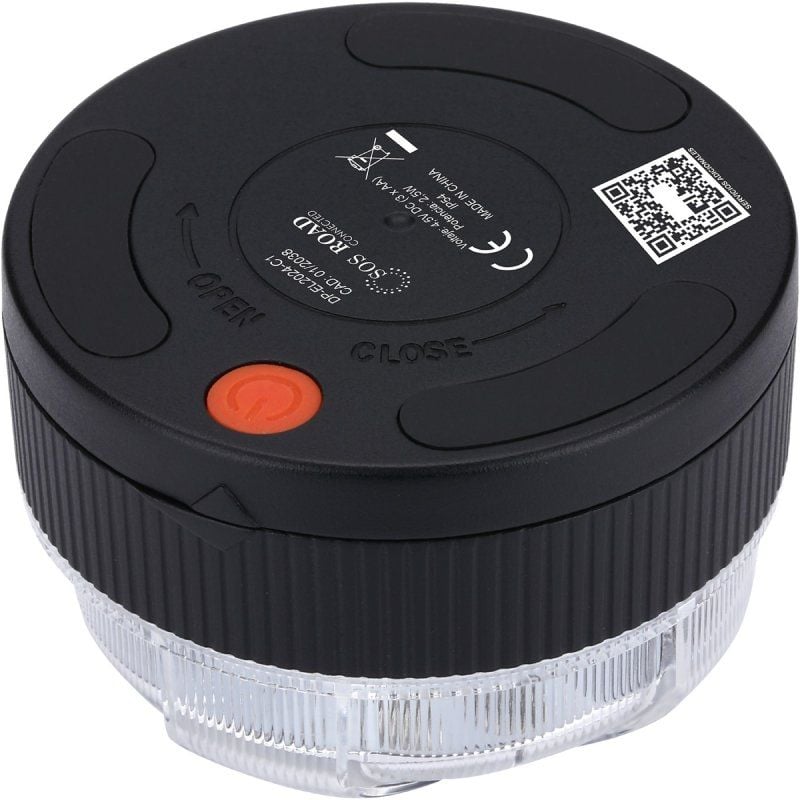 Luz baliza de emergencia para coche SOS Road Connected EL2024 V16/ Homologada/ Base Imantada/ Geolocalizable/ Funciona a Pilas - Imagen 4