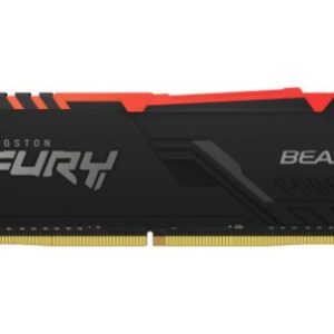 MEMORIA KINGSTON FURY BEAST RGB DDR4 16GB (KIT 2) 3200MHZ CL16 - KF432C16BB2AK2/16 0740617337532 | P/N: KF432C16BB2AK2/16 | Ref. Artículo: 1371732