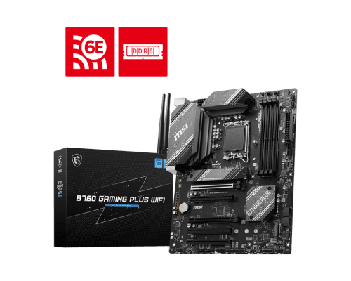 MSI B760 GAMING PLUS WIFI Intel B760 LGA 1700 ATX 4711377086561 | P/N: 911-7D98-007 | Ref. Artículo: 1368976