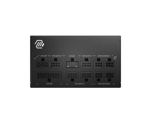 MSI MAG A750GL PCIE5 II unidad de fuente de alimentación 750 W 20+4 pin ATX ATX Negro - Imagen 3