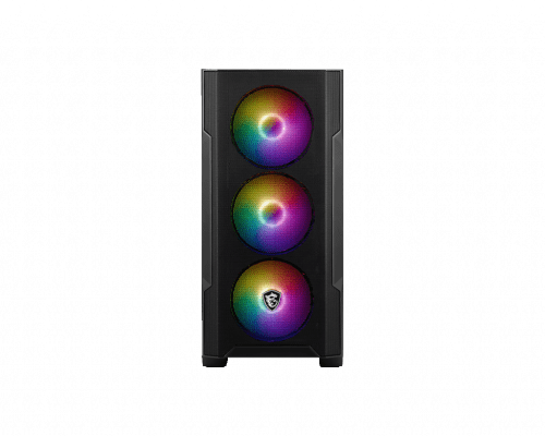 MSI MAG FORGE M100R carcasa de ordenador Midi Tower Negro, Transparente - Imagen 3