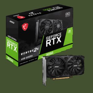 MSI VENTUS GeForce RTX 3050 2X E 6G OC NVIDIA 6 GB GDDR6 4711377265591 | P/N: 912-V812-056 | Ref. Artículo: 1391199