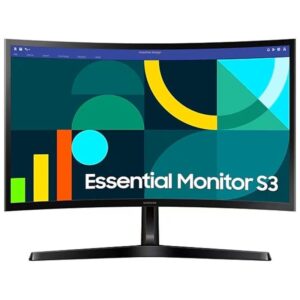 Monitor Curvo Samsung Essential Monitor S3 S27D366GAU/ 27"/ Full HD/ Negro 8806095585383 LS27D366GAUXEN SAM-M S27D366GAU