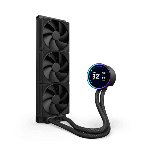 NZXT Kraken Elite 360 Procesador Sistema de refrigeración líquida todo en uno 12 cm Negro 1 pieza(s) - Imagen 2
