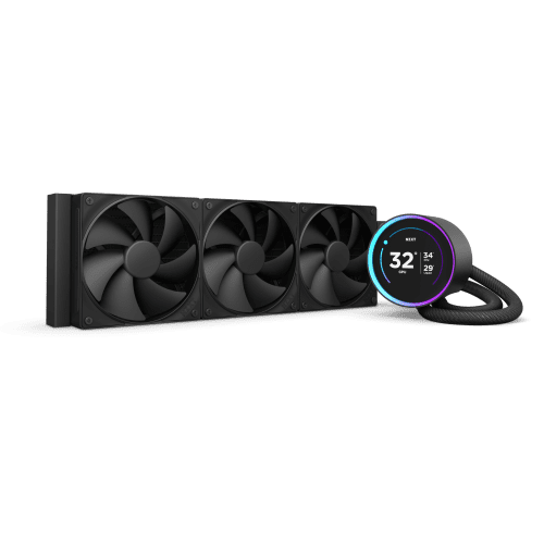 NZXT Kraken Elite 360 Procesador Sistema de refrigeración líquida todo en uno 12 cm Negro 1 pieza(s) 5056547204130 | P/N: RL-KN36E-B2 | Ref. Artículo: 1386573