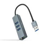 Nanocable Conversor USB 3.0 a Ethernet Gigabit + 3XUSB 3.0