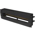 PANEL LANBERG DE DISTRIBUCION DE TENSION 19'' 3U CON RAIL DIN TS-35 NEGRO 5901969439274 AK-VDP103-B