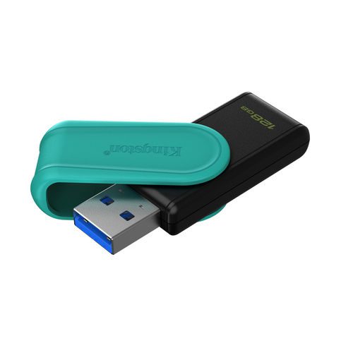 PENDRIVE KINGSTON 128GB USB3.2 EXODIA S NEGRO/TURQUESA - Imagen 2