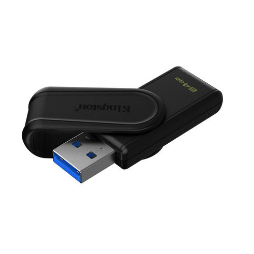 PENDRIVE KINGSTON 64GB USB3.2 EXODIA S NEGRO - Imagen 2