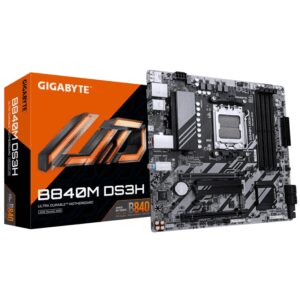 PLACA BASE GIGABYTE B840M DS3H M-ATX AM5 DDR5 4719331868437 9MB84MS3H-00-G10