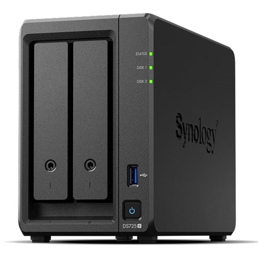 | P/N: DS725++2XHAT3320-8T | Cod. Artículo: DSP0000035023 Servidor nas synology disk station ds725+ 4gb 2 bahias gigabit ethernet