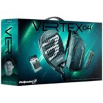 Pack Pala de Pádel Bullpadel Vertex 04 Comfort Pro Line 2026/ Incluye 3 Accesorios 8445402972692  BUP-PACK VER 4 CON P LINE 26