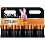 Pack de 10 Pilas AA Duracell Plus Power Boost DPBLR6B10/ 1.5V/ Alcalinas 5000394176201 DPBLR6B10 DRC-PILA DPBLR6B10