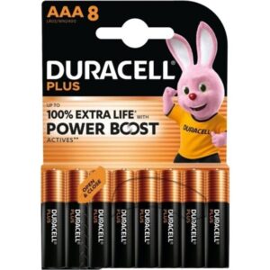 Pack de 8 Pilas AAA Duracell Plus Power Boost DPBLR3B8/ 1.5V/ Alcalinas 5000394176768 DPBLR3B8 DRC-PILA DPBLR3B8