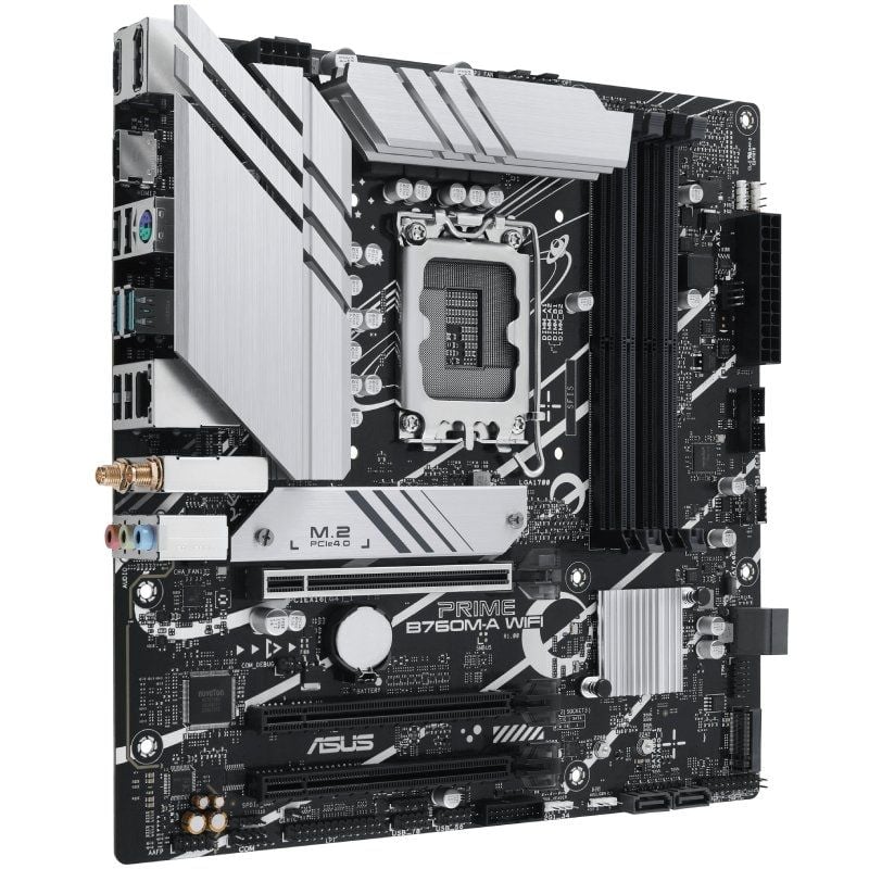 Placa Base Asus Prime B760M-A WIFI Socket 1700/ DDR5/ PCIe 4.0/ Micro ATX - Imagen 3