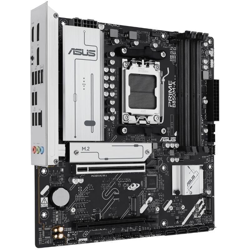 Placa Base Asus PRIME B850M-A-CSM Socket AM5/ DDR5/ PCIe 5.0/ Micro ATX - Imagen 3